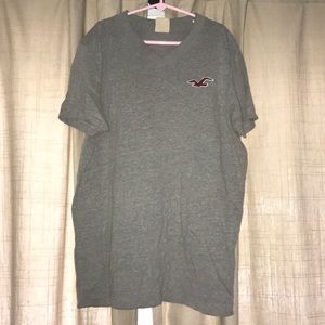 A gray Hollister shirt for boys.